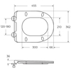 BelBagno BB673CP-MN-TOR/SC TRE-TOR Унитаз-моноблок со смывом "Торнадо", с сиденьем дюропласт soft close, P-trap, BB673CP-MN-TOR/SC