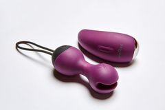 Фиолетовые виброшарики с вибропультом SuperNova - 