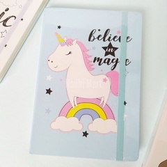 Bloknot \ Блокнот \ Notepad Unicorn blue