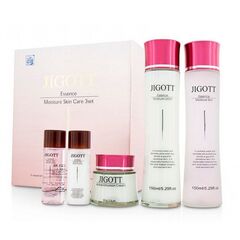 Jigott Essence Moisture Skin Care 3 Set набор увлажняющий с аллантоином и гиалуроновой кислотой