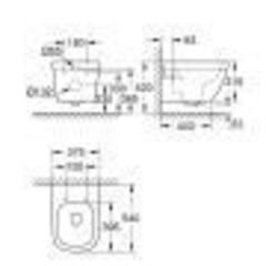 Унитаз Подвесной Безободковый Grohe Euro Ceramic 39206000