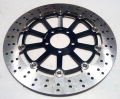 Диск тормозной на Kawasaki ZX7RR / ZX7R / ZX9R / ZX12R NINJA /  передний / черный