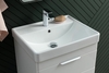 Aquanet 312425 Тумба с раковиной Ирис new 60 подвесная 2 ящ. цв. белый глянец (312425)