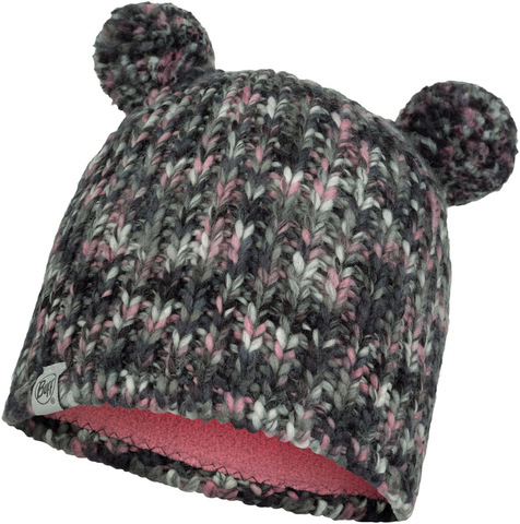 Шапка вязаная с флисом детская Buff Hat Knitted Polar Lera Castlerock Grey фото 1