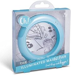 Böyüdücü şüşə Oh! The İlluminated Magnifier - Light Blue