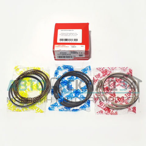 КОЛЬЦА ПОРШНЕВЫЕ STD ACCENT DOHC TPR (75,5 ТОЛСТЫЕ 1,2-1,5-3,0)
