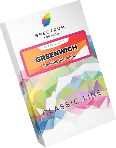 Табак Spectrum Classic Line Greenwich (Грейпфрут личи) 40г