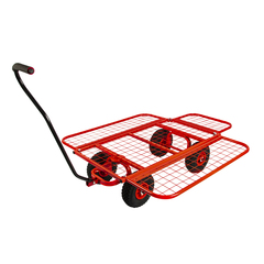 Тележка DDE Трансформер 200 ручная четырехколесная с бортами