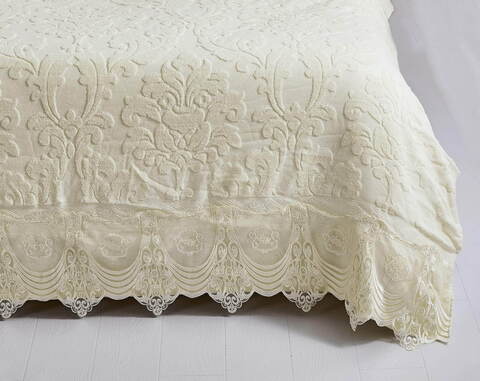 Покрывало 150x200 Sofi De MarkO Сюзанна кремовое