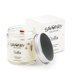 Свеча соевая ароматическая Savonry "Штоллен" 100 мл