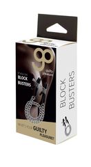 Зажимы на соски Block Busters Nipple Clamps с цепью - 