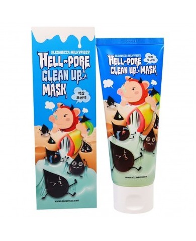 Elizavecca Milky Piggy Hell-Pore Clean Up Mask угольная маска-пленка для очищения пор