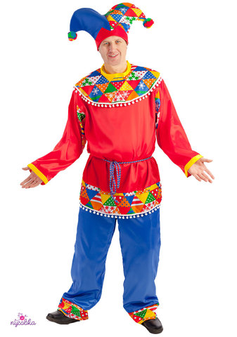 Карнавальный костюм взрослый  Скоморох
