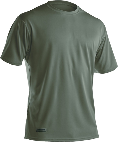 Under Armour Tactical T Shirt Tech Tee Olive Oliv