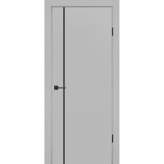 Купить Межкомнатная дверь экошпон ДП-46.11 gray silk глухая