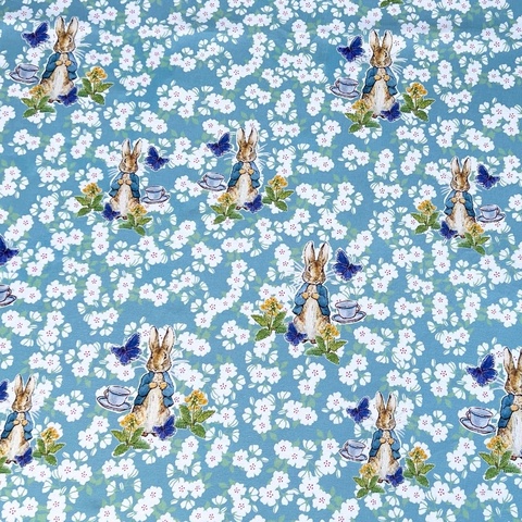 НЕЖНЫЙ КРОЛИК, цв ГОЛУБОЙ, 100% хлопок