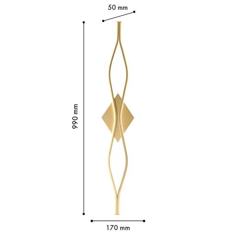 Настенный светодиодный светильник Favourite Mebius 4741-2W