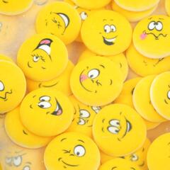 Сахарные медальоны «Смайлики» 10 шт.