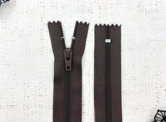 Молния брючная SBS автомат, L 20 см, Т3, н/р, коричневый