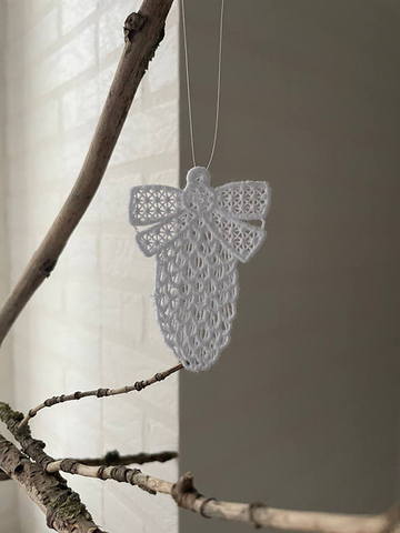 Шишка. Подвеска. Кружево NYK-25010S-Midi