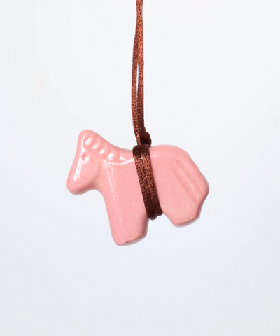 Талисман Лошадка розовая