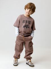 брюки  для мальчика  КР 400829/капучино 1312 к638