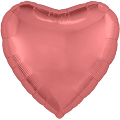 Аг 19''/48 см, Сердце, Кармин, 1 шт.