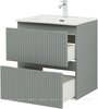 Aquanet 332536 Тумба с раковиной Джейн 60 цв.мисти грин (раковина Flat) (332536)