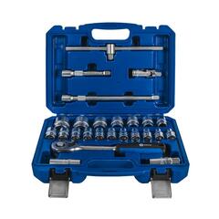 Набор головок торцевых КОБАЛЬТ с трещоткой, 1/2