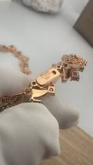 Комплект украшений колье + серьги в стиле BVLGARY