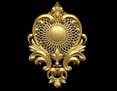 Силиконовый молд декор Афины мини