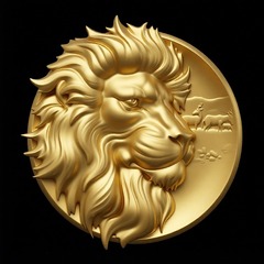 Силиконовый молд Медальон Лев правый малый