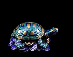 Силиконовый молд Черепаха фен-шуй