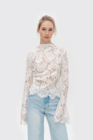 Лонгслив кружевной KISLOVA