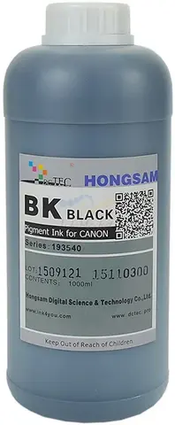 Чернила DCTec для TM-200, iPF6400/iPF8400 Photo Black (BK) 1000 мл пигмент (серия 193640 / 193540)