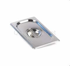 Крышка Luxstahl из нержавеющей стали для GN 1/4