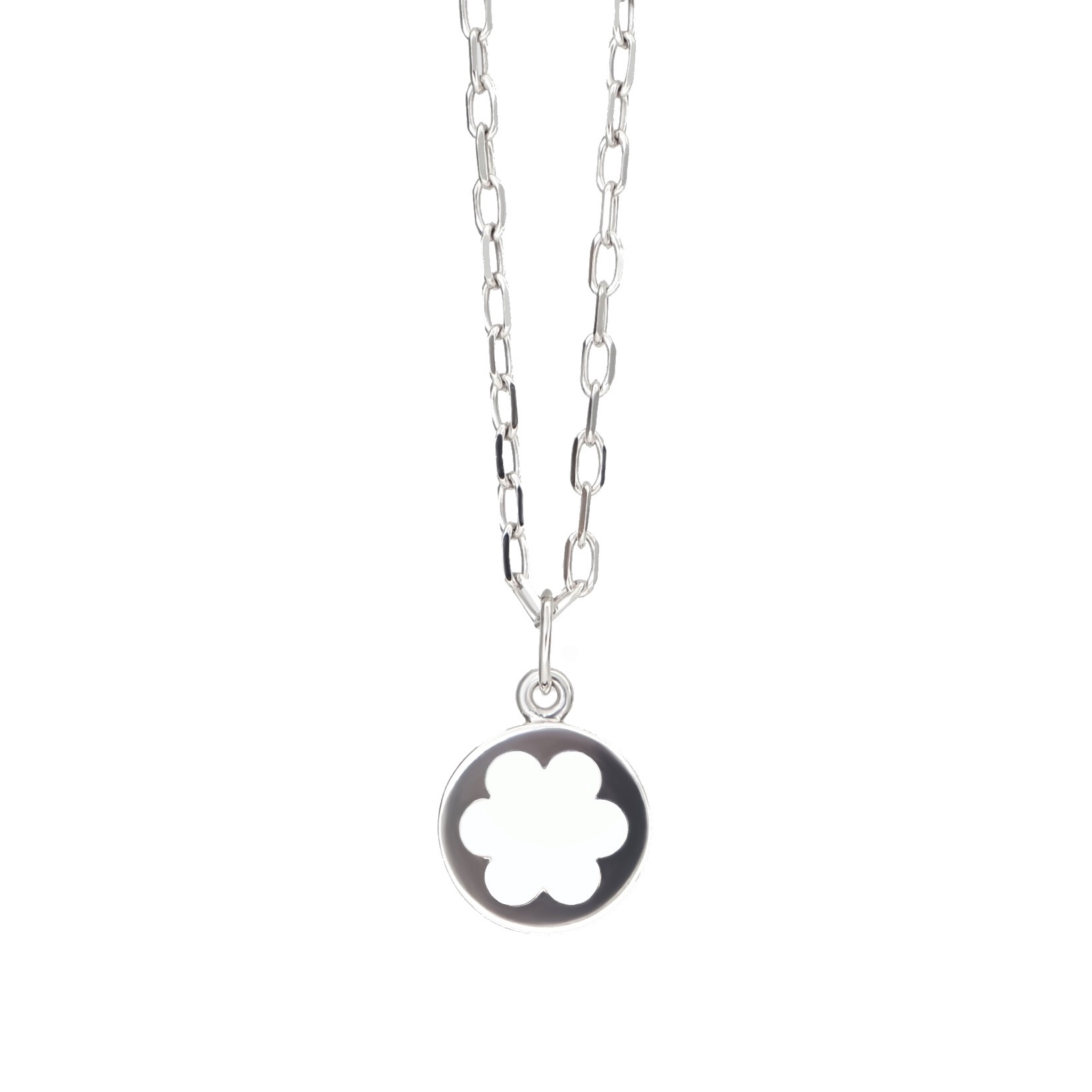 MOONSWOON Колье Silver Forget-Me-Not Necklace – White