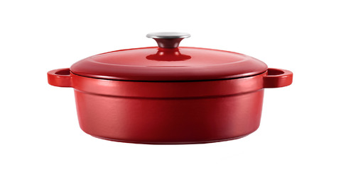 Кастрюля 24см Voeux L'amour красная