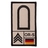 Café Viereck Rank Patch Stabsunteroffizier sand