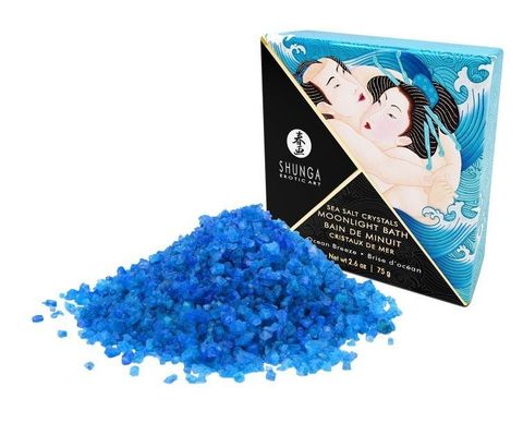 Соль для ванны Bath Salts Ocean Breeze с ароматом морской свежести - 75 гр. - Shunga 6601