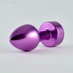 Анальная пробка с кристаллом (8×3 см)