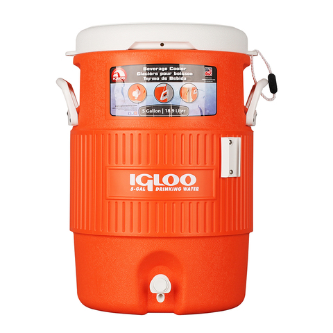 Изотермический контейнер (термобокс) Igloo 5 Gal 400 Series (18 л.), оранжевый