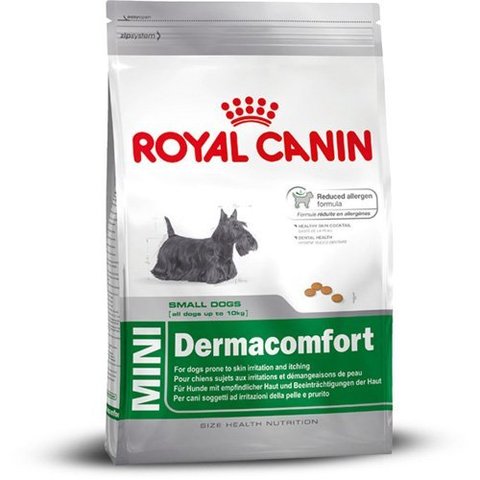 Royal Canin Mini Dermacomfort сухой корм для собак мелких пород с чувствительностью кожи 1 кг