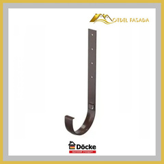 Кронштейн желоба металлический Docke PREMIUM Шоколад 300мм