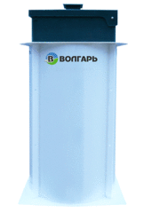 Станция биологической очистки Юнилос ВОЛГАРЬ-3-2030-С/ 600 л. в сутки / до 3 чел. / компрессорная аэрация (1050x1050x2115см;118кг;) - арт.560608