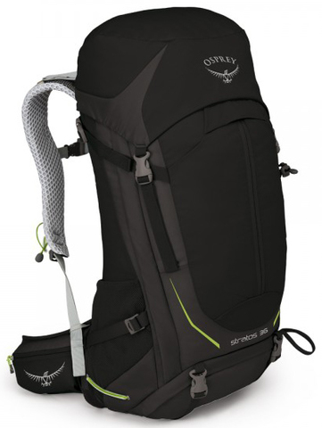 Картинка рюкзак туристический Osprey Stratos 36 Black - 1