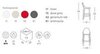 Стул полубарный пластиковый Scab Design Piu, антрацит