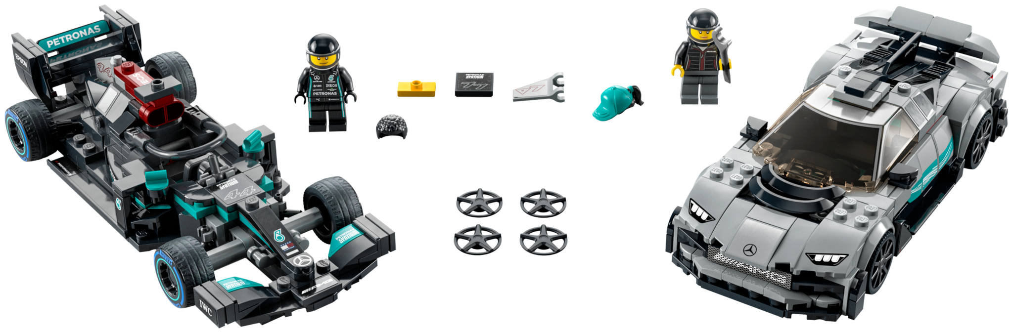 LEGO Speed Champions 76909 Mercedes AMG F1 W12 E Performance Mercedes AMG Project One 76909 Layon.ru