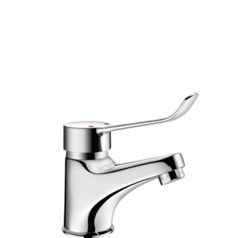 Delabie 2221L Механический смеситель для раковины, В.60 без тяги, гигиенич. рычаг