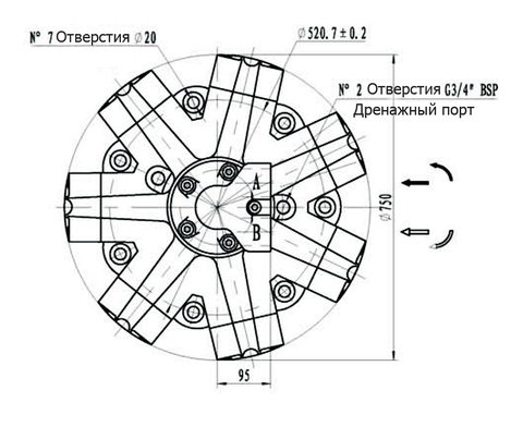 Гидромотор IPM9-3700